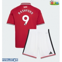 Manchester United Marcus Rashford #9 Hjemmedraktsett Barn 2026-27 Kortermet (+ Korte bukser)